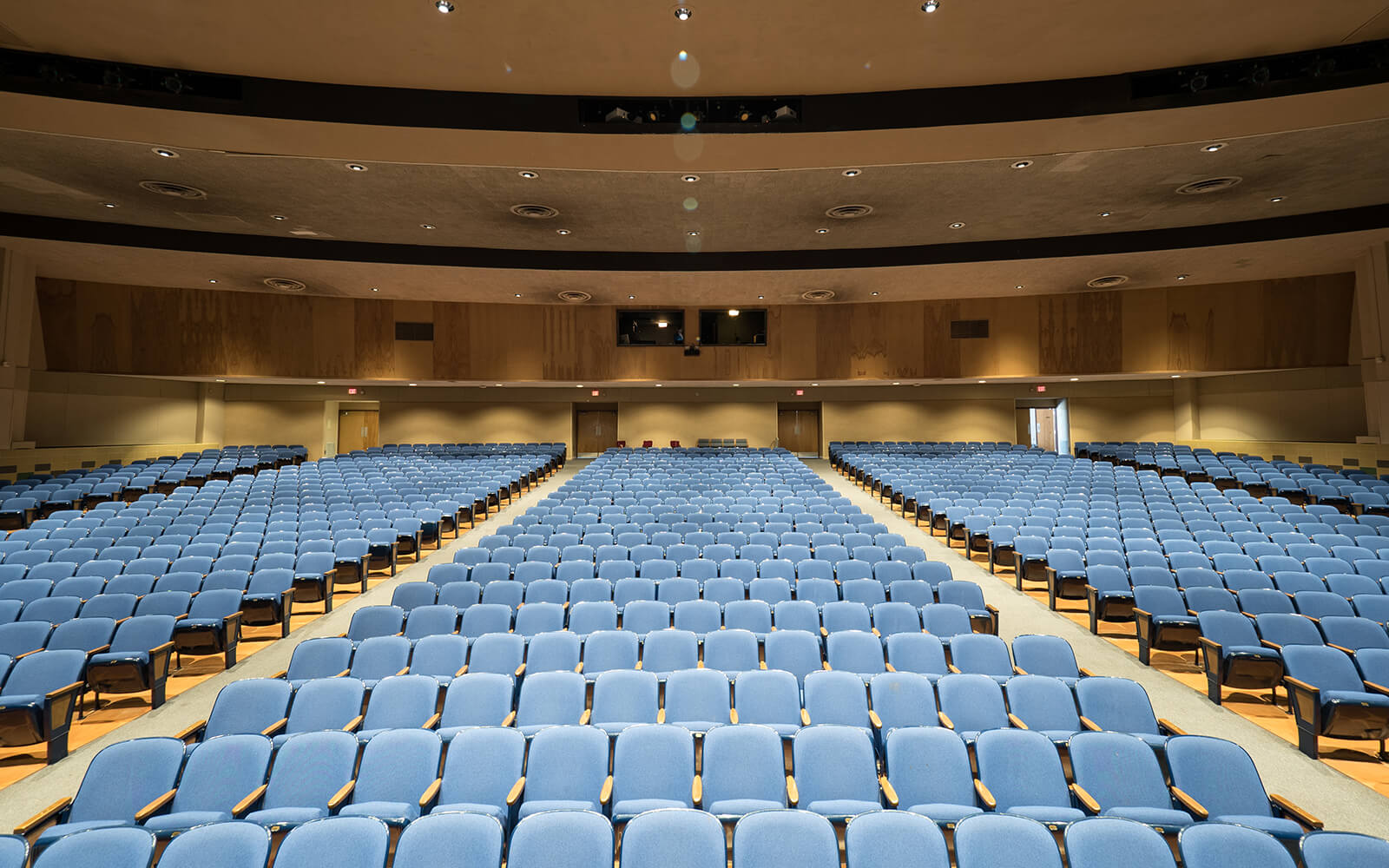 Westwood High School auditorium seating