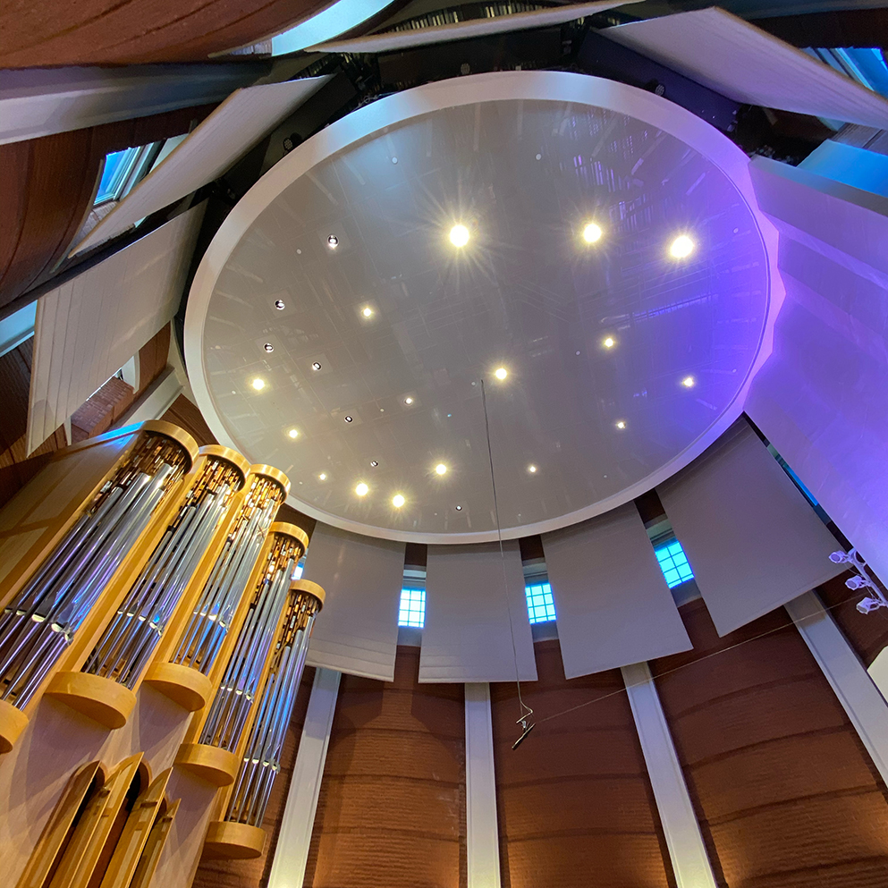 UNCG Organ Recital Hall with RETRO-Passive fixtures