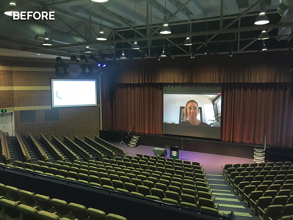 Methodist Ladies College before Canto USA RETRO installation photo 2