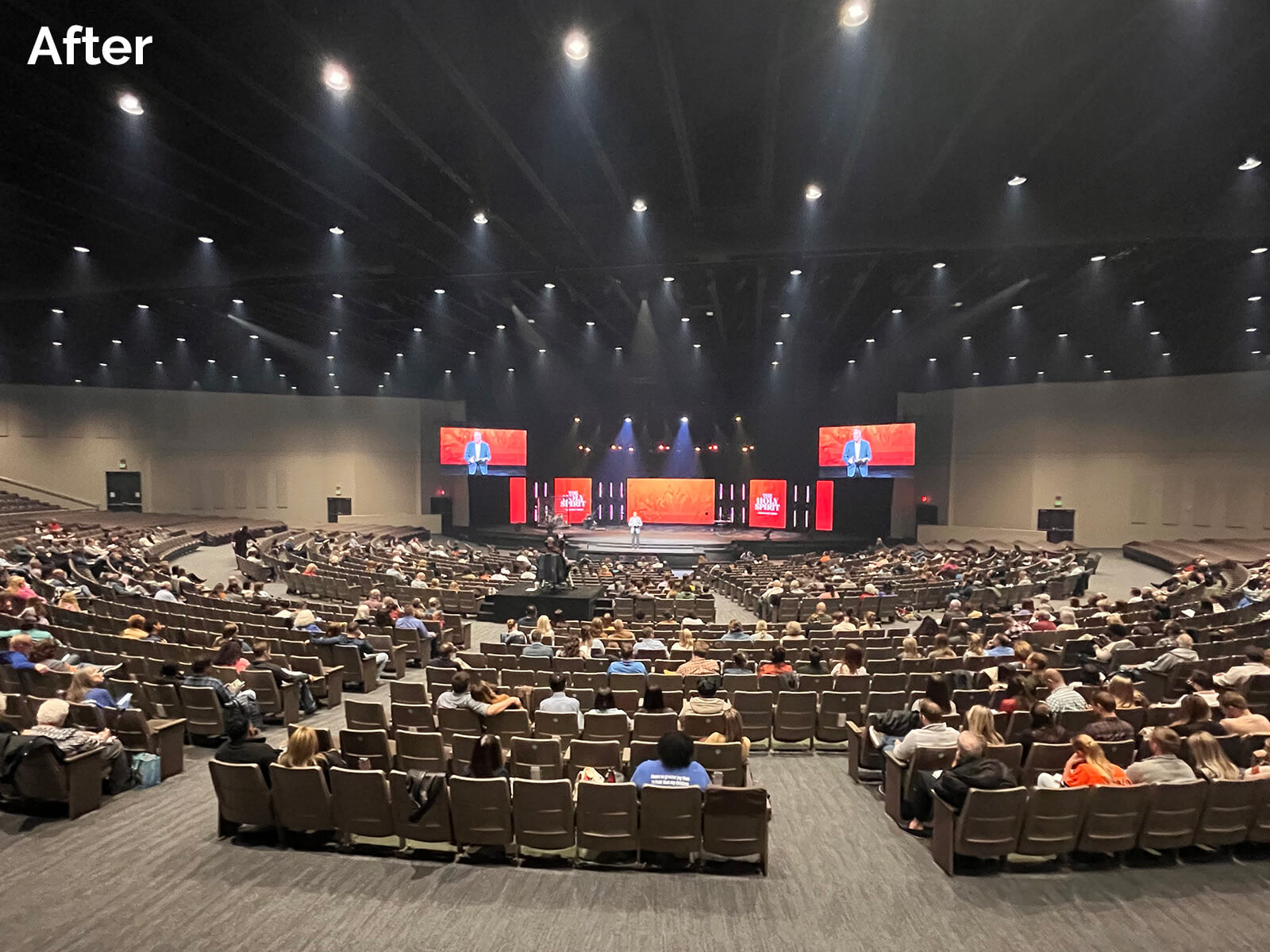 Canto USA Cross City Church After RETRO Install During Service